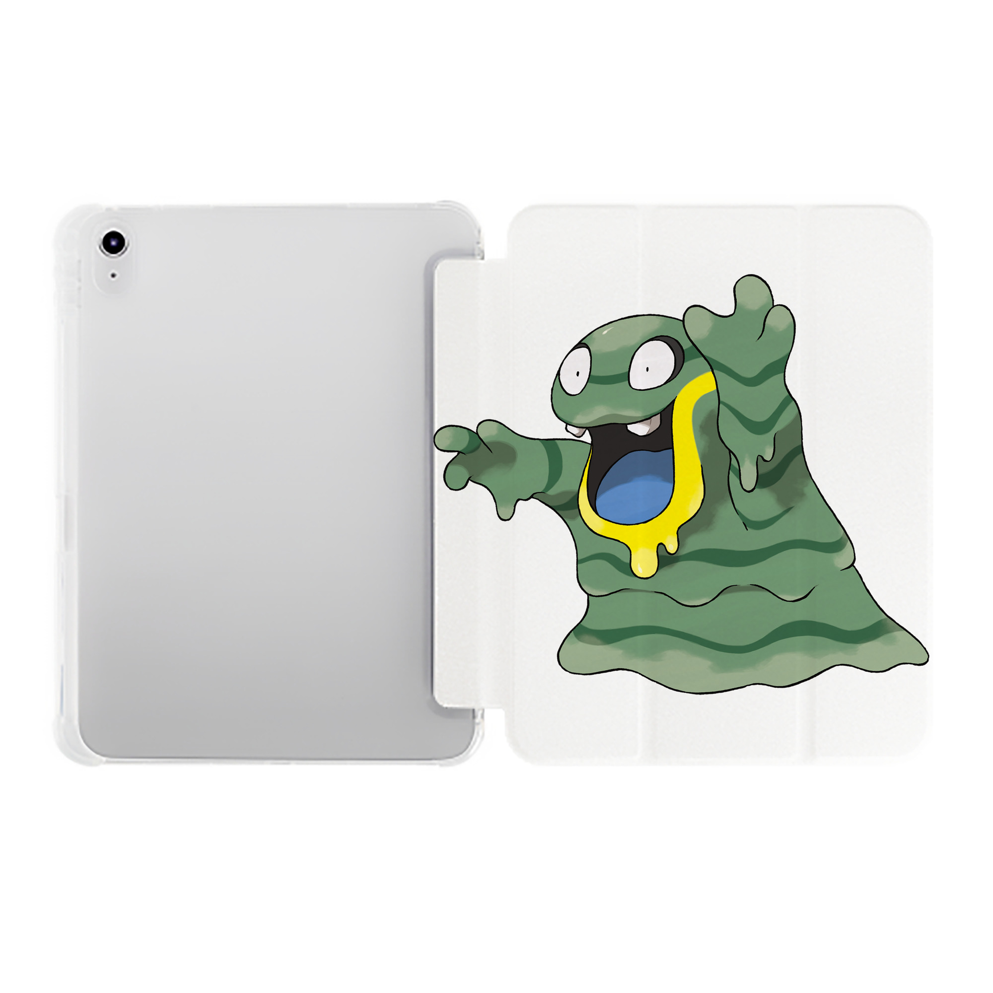 （画像用） ポケットモンスター Pokémon IPad ケース ペン収納付き 三つ折りスタンド PUレザー×シリコン 対応機種9.5/10.5/10.9インチ
